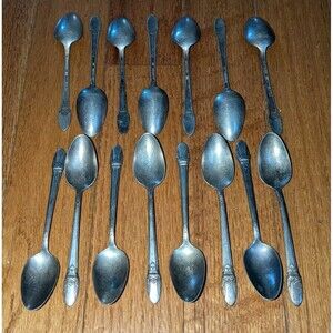 Vintage 1847 Rogers Bros IS Silverplate 6.25" Teaspoon C. 1937 - First Love